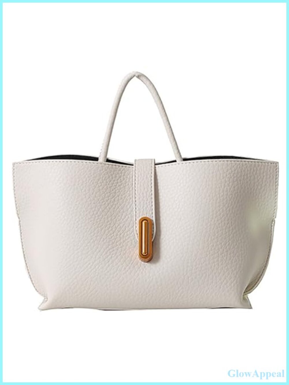 Faux Leather Satchel Handbag Top-Handle Crossbody Shoulder Bag Travel Work